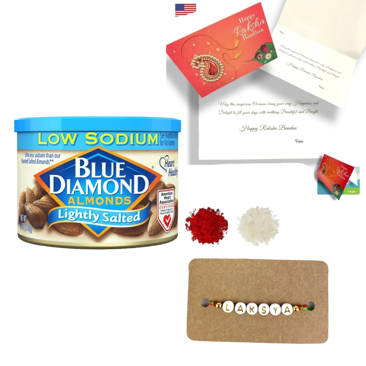 Personalized Name Rakhi for Brother Raksha Bandhan Designer Handmade Rakhi Thread for Bhaiya Custom Name Rakhi - Rakhi Gift Hamper Ferrero-rocher/ghirar-delli/kit-kat